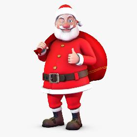 Santa Claus Rigged